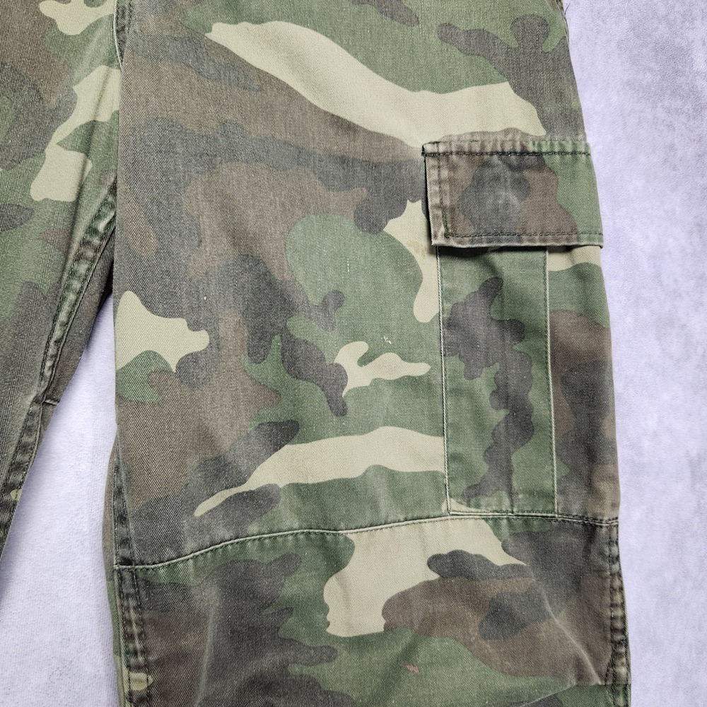 Winchester Mens Camo Cargo Pants 34 Woodland Tactical Hunting Button Fly - Picture 16 of 16